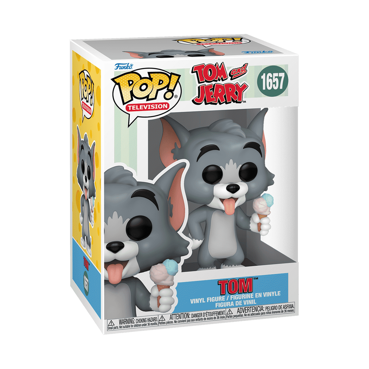Funko Pop! Tom and Jerry - Tom with Ice Cream #1657 in window box