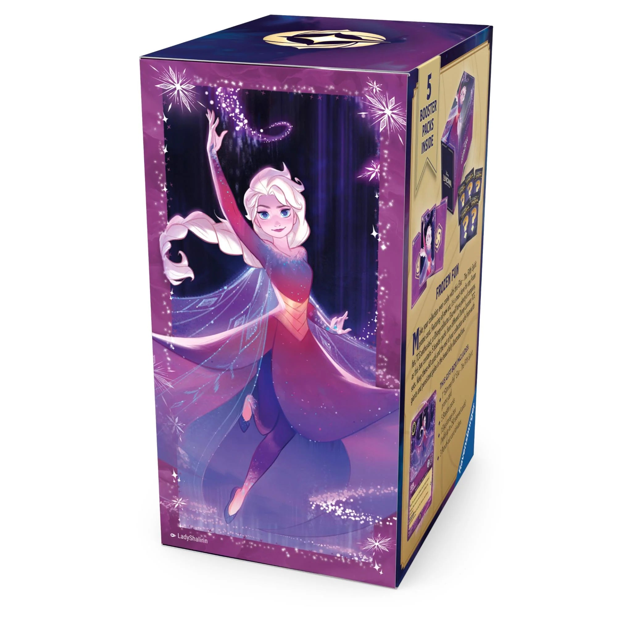 (Releasing 3rd October) Disney Lorcana TCG - Elsa Gift Box With Glimmer Foil Promo Card