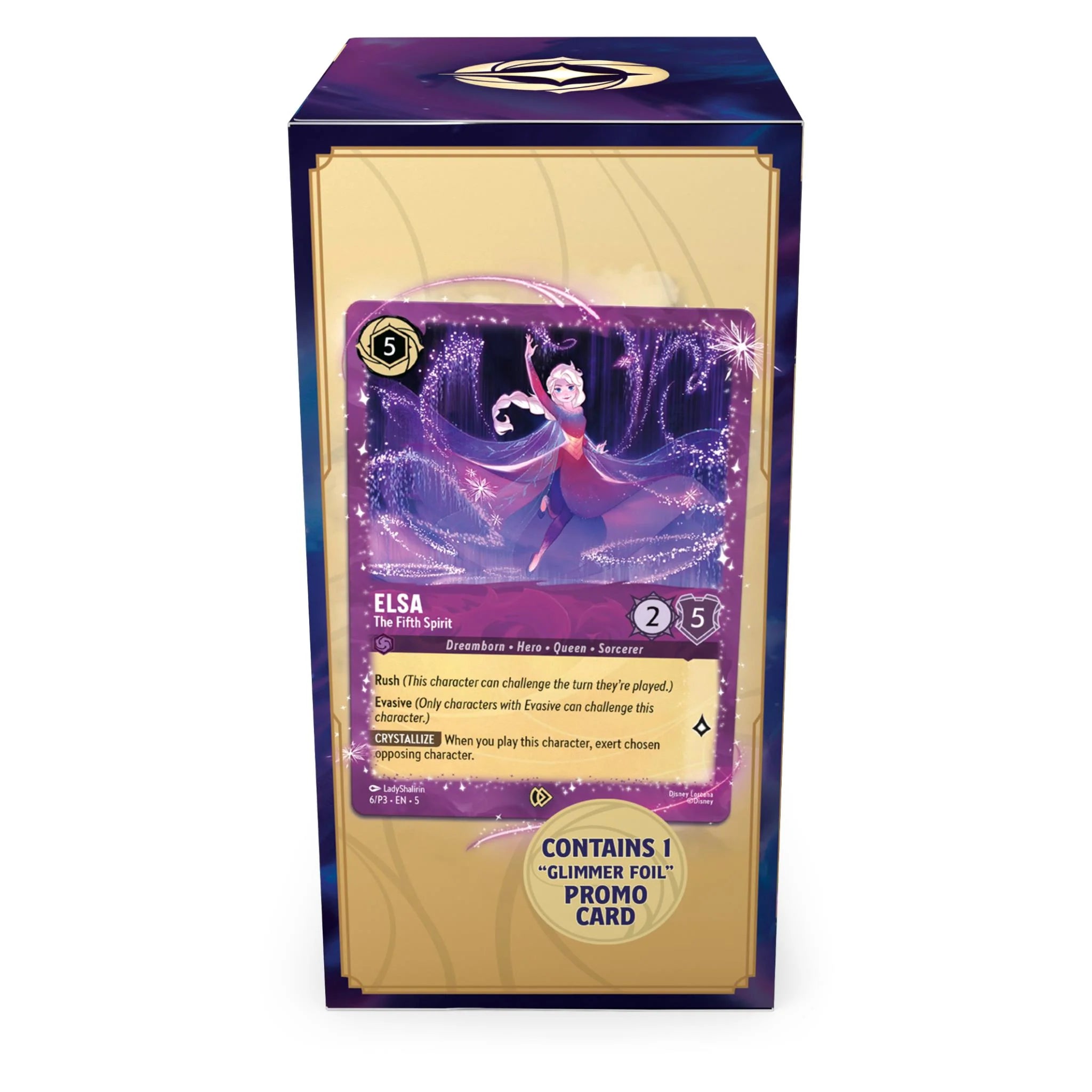 (Releasing 3rd October) Disney Lorcana TCG - Elsa Gift Box With Glimmer Foil Promo Card