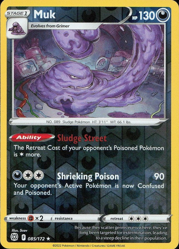 Muk #85 reverse_holo Brilliant Stars en