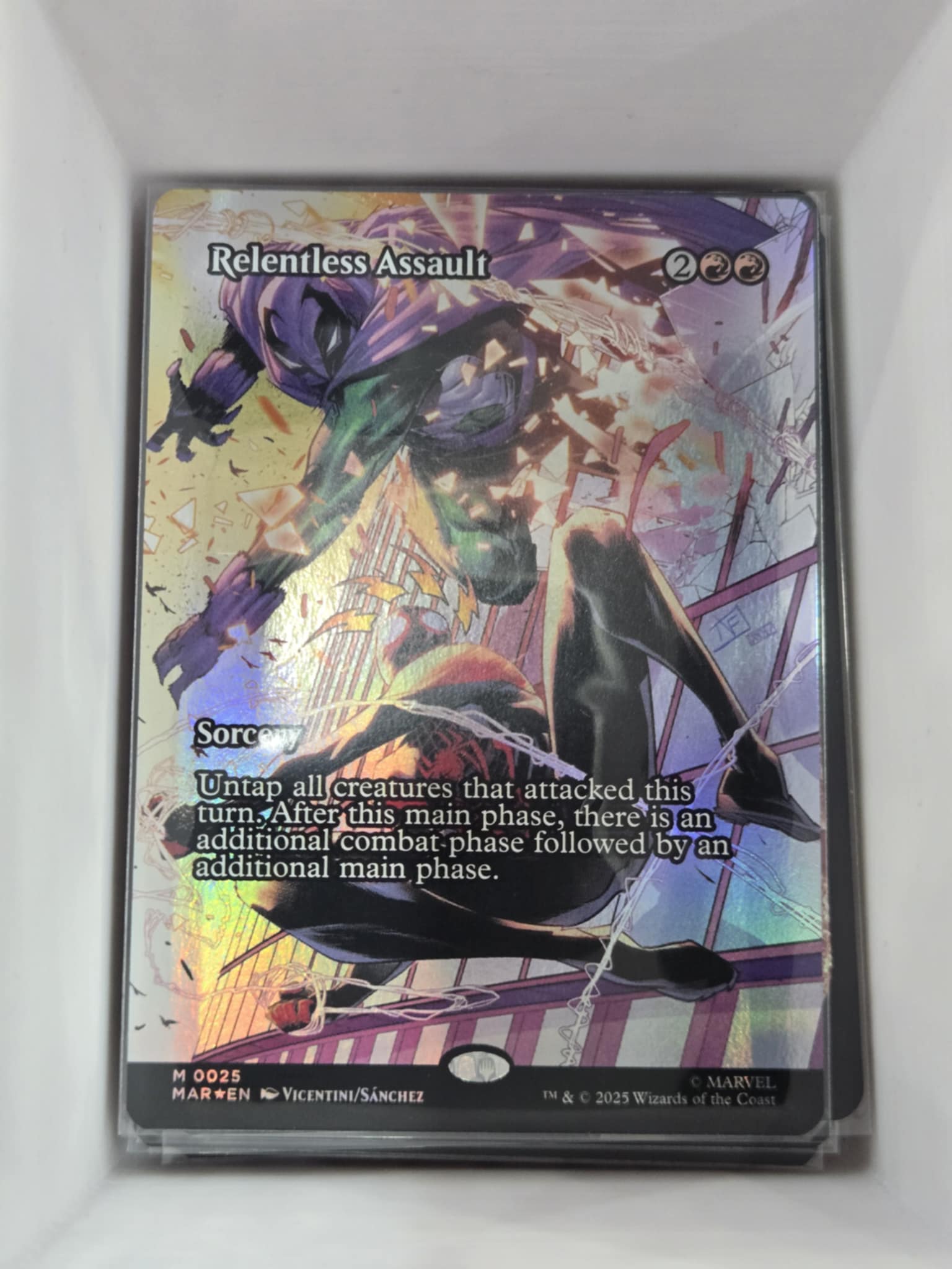 Relentless Assault - Marvel Eternal - 25 - Holo C-JT