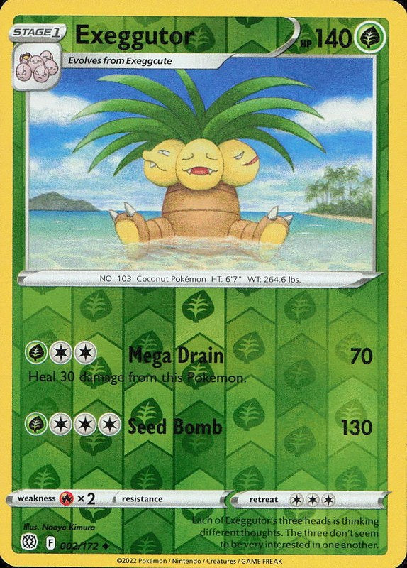 Exeggutor #2 reverse_holo Brilliant Stars en