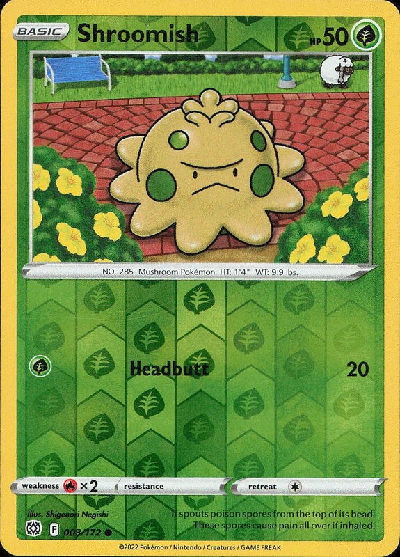 Shroomish #3 reverse_holo Brilliant Stars en