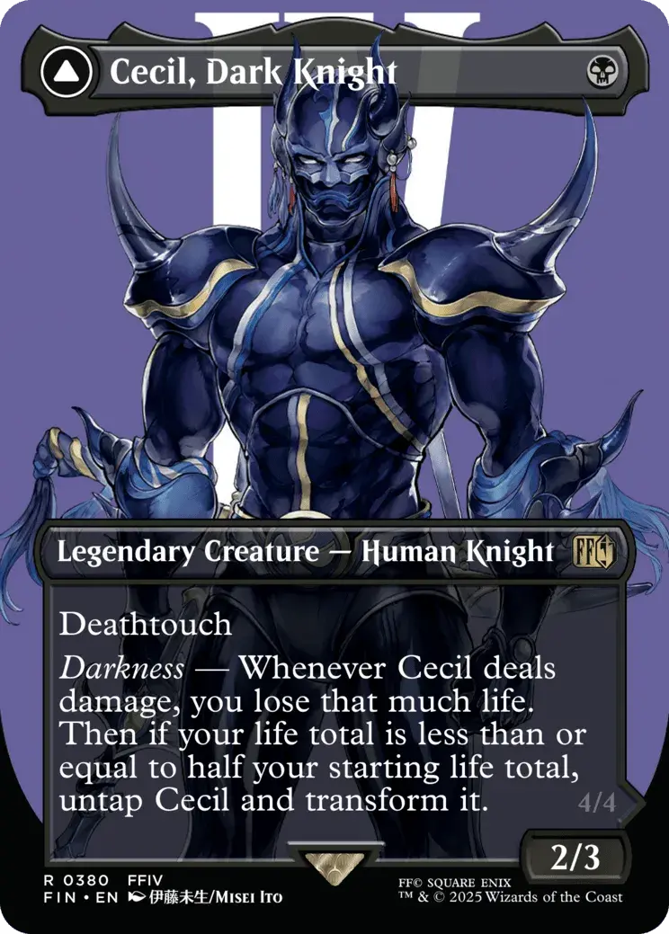 Image of Cecil, Dark Knight Final Fantasy - 380 - MTG C-AC 