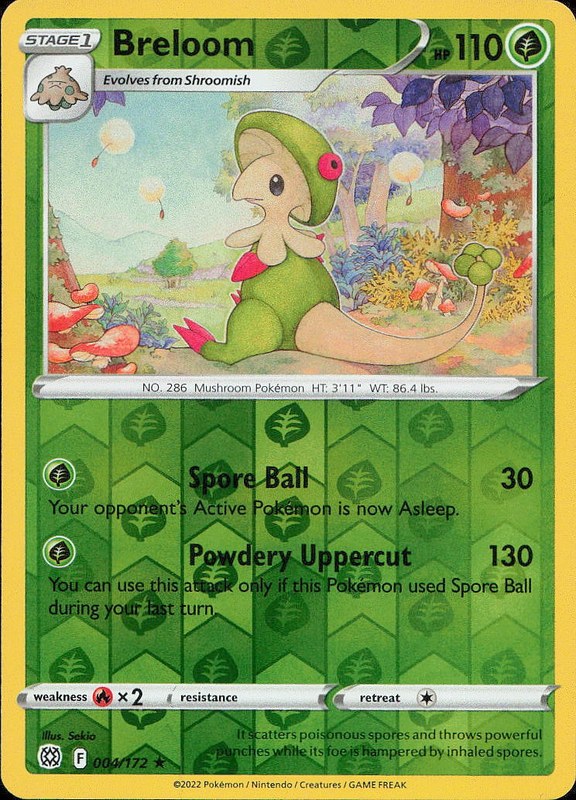 Breloom #4 reverse_holo Brilliant Stars en