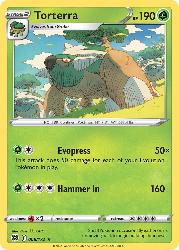Torterra #8 Brilliant Stars en