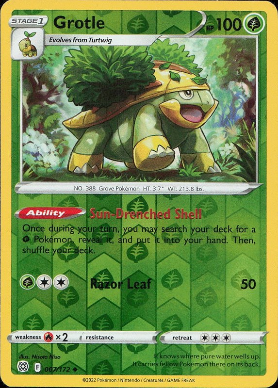Grotle #7 reverse_holo Brilliant Stars en