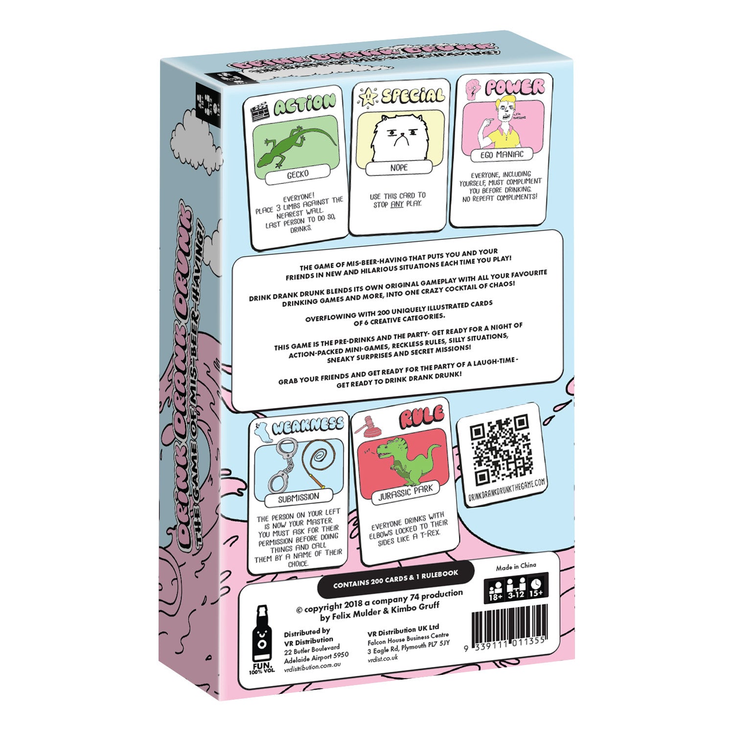 Drink Drank Drunk - Card Game - Adult Party game