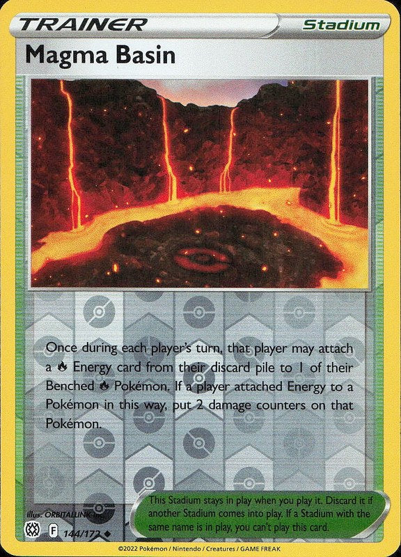 Magma Basin #144 reverse_holo Brilliant Stars en