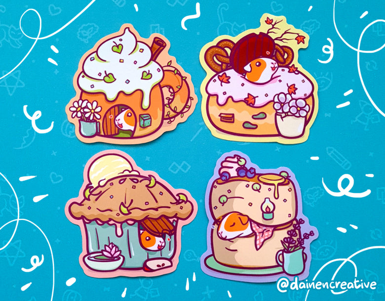 Artist Series - Sticker Packs - Dainencreative - Pop Culture Larrikin 