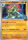 Team Rocket's Tyranitar #96 Destined Rivals en