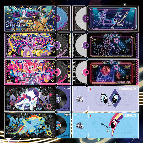 My Little Pony Shining Note Laser Ticket Stub Card - Soul Beat KAYOU