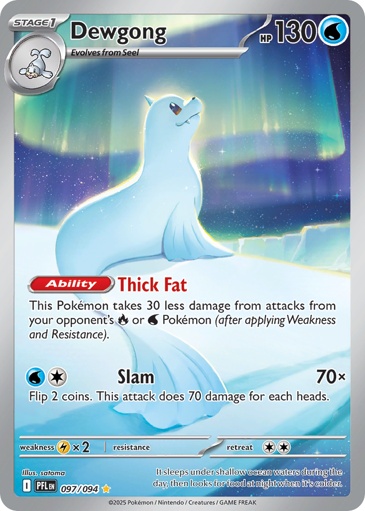 Dewgong #97 Phantasmal Flames en