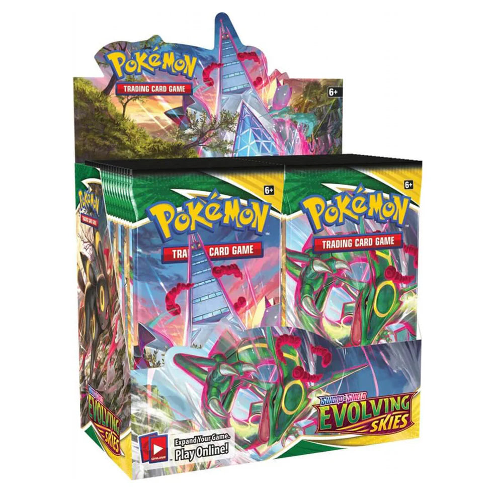 Pokemon TCG Sword and Shield - Evolving Skies Booster Box Sealed - Pop Culture Larrikin 