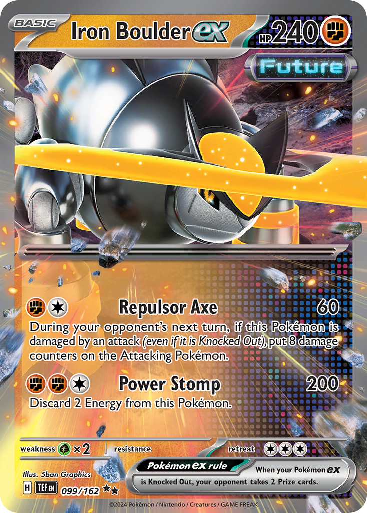 Iron Boulder ex #99 Temporal Forces en