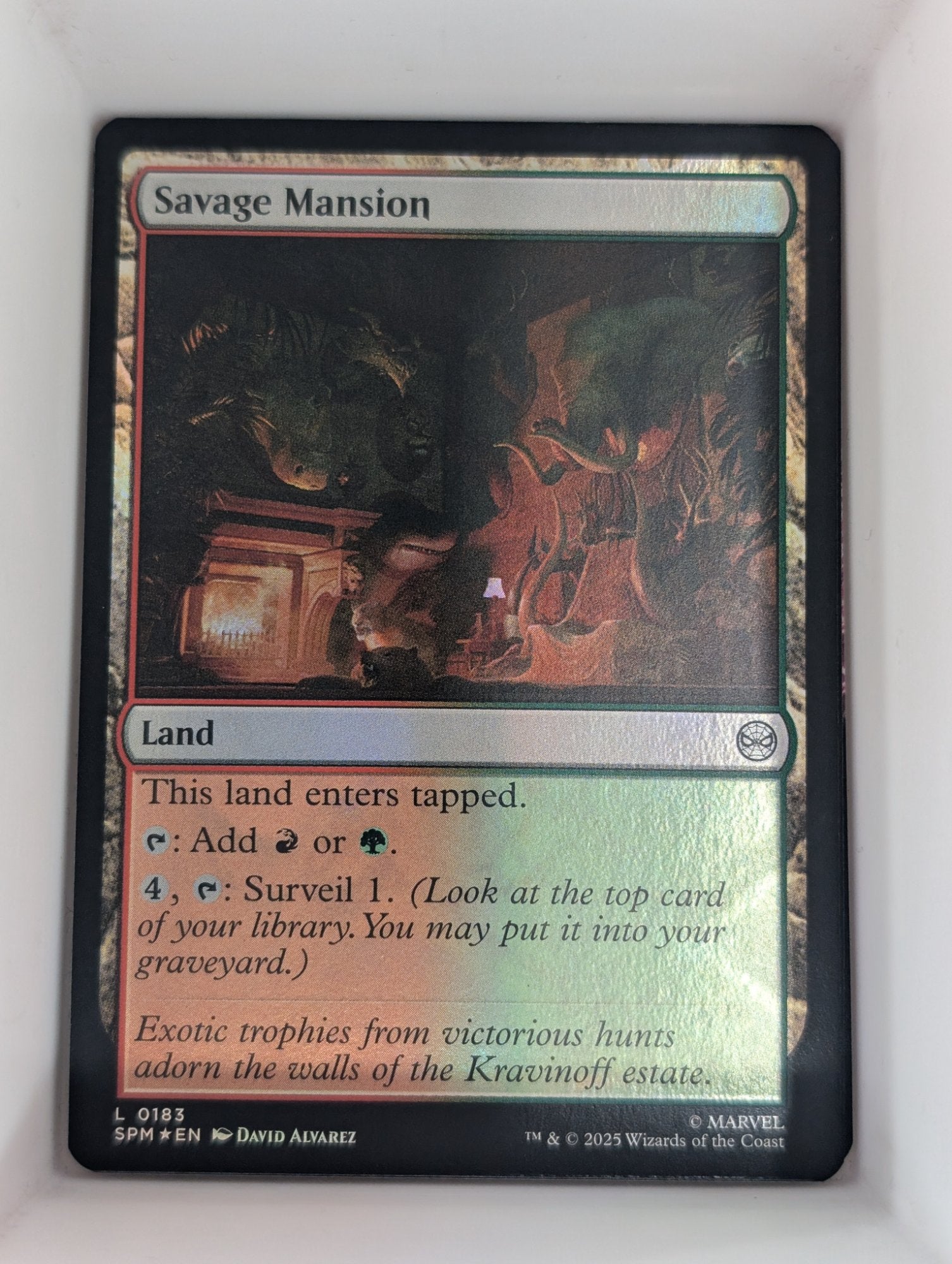 Image of Savage Mansion Marvel's Spider-Man (SPM) #183