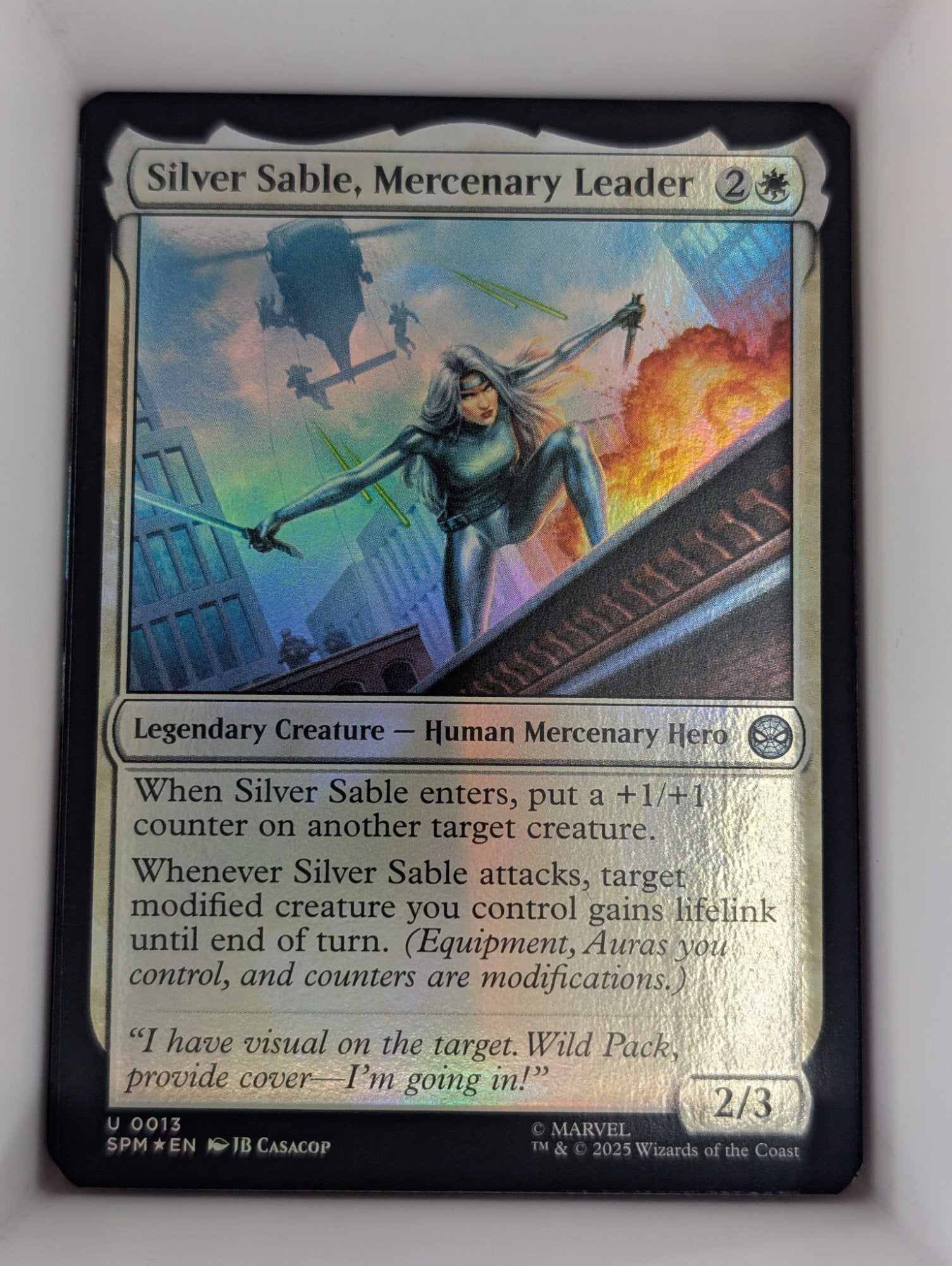 Image of Silver Sable, Mercenary Leader Marvel's Spider-Man (SPM) #13