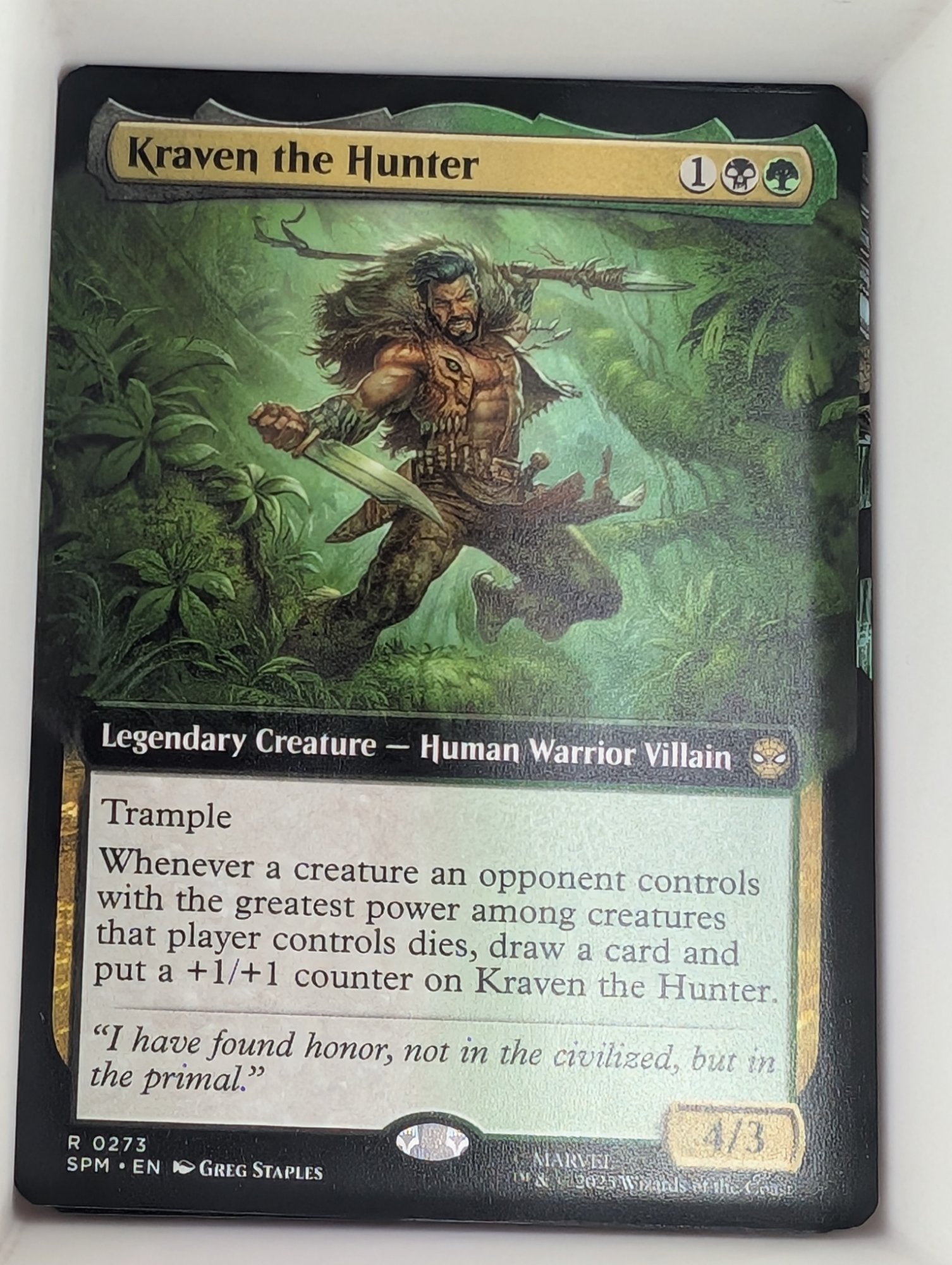 Image of Kraven the Hunter Marvel's Spider-Man (SPM) #273