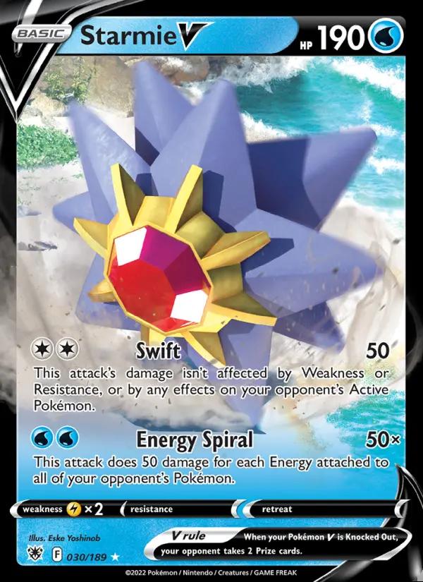Image of Starmie V Astral Radiance (ASR) #030