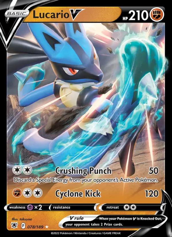 Image of Lucario V Astral Radiance (ASR) #078