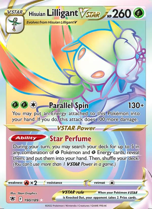 Image of Hisuian Lilligant VSTAR Astral Radiance (ASR) #190