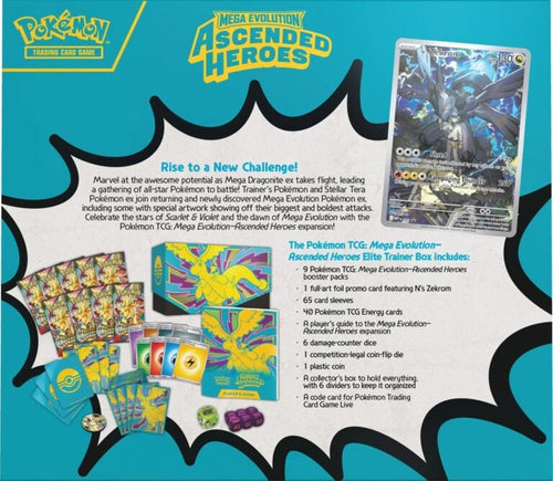 Image of (Pre-Order) ME Ascended Heroes - Phantasmal Flames Elite Trainer Box Pokemon TCG - Pop Culture Larrikin 