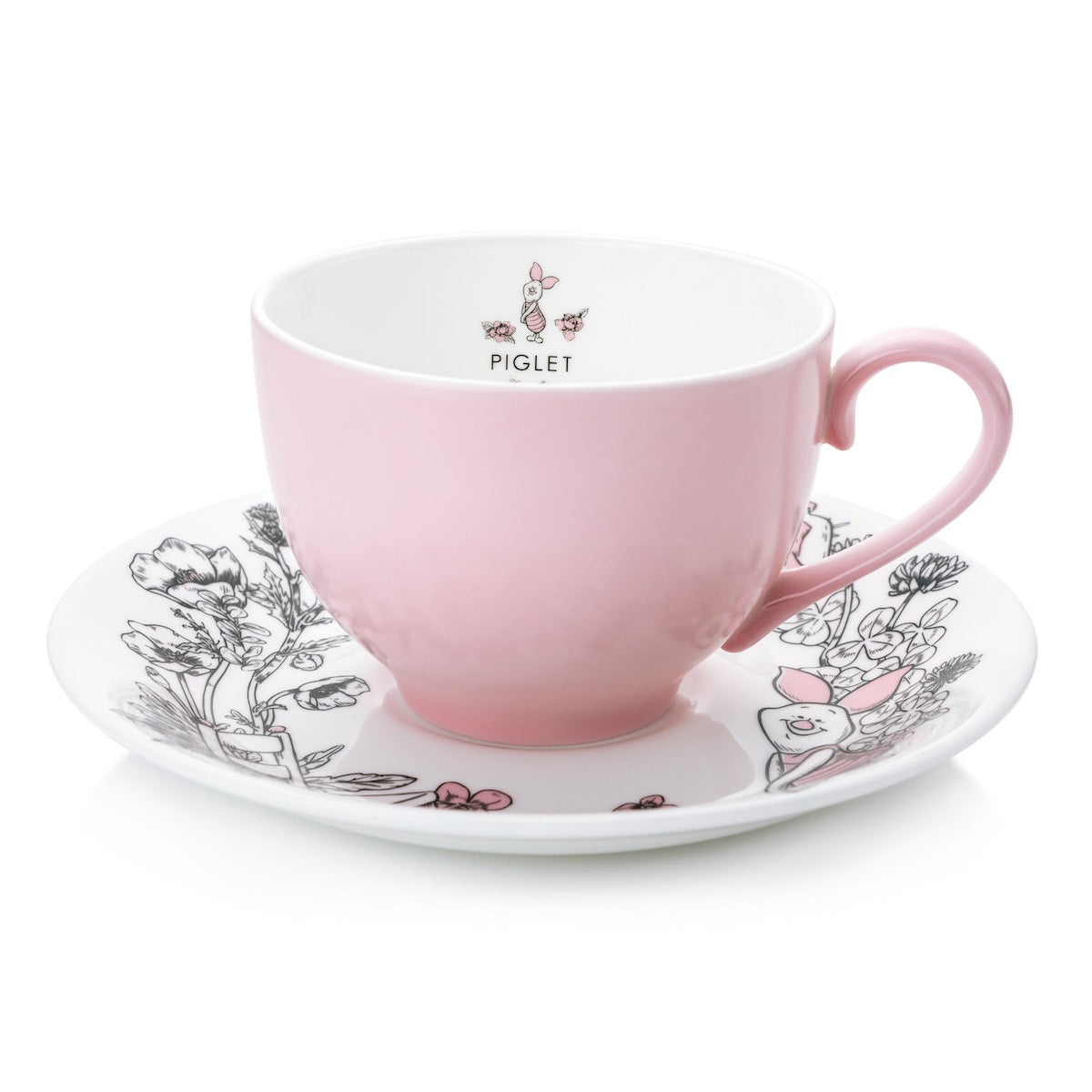 Winnie The Pooh - Piglet - Cup & Saucer - The English Ladies Co - Pop Culture Larrikin 