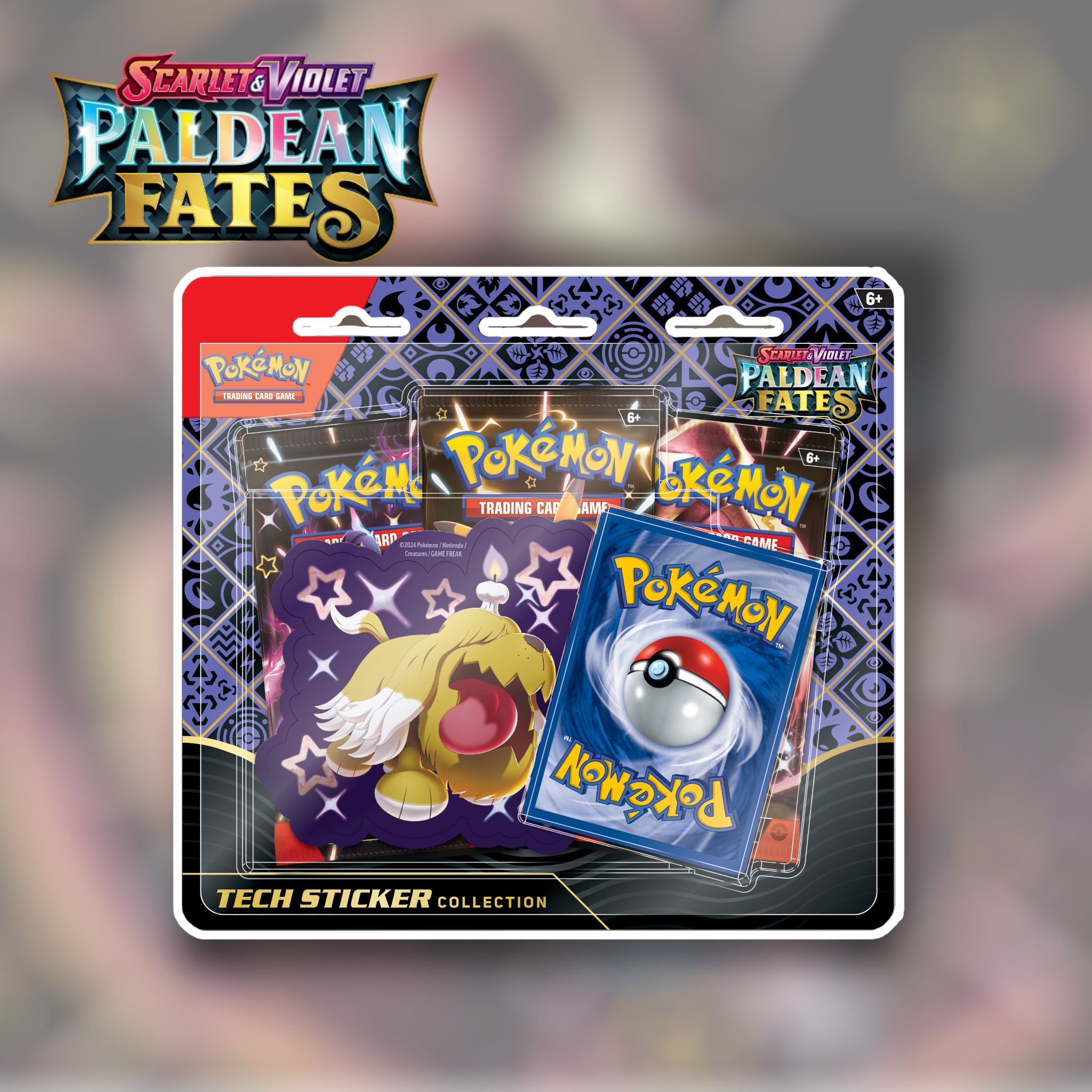 Paldean Fates, Tech Sticker Blister (Assorted)  - Pokémon TCG: Scarlet & Violet - Pop Culture Larrikin 
