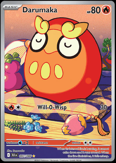 Image of Darumaka Black Bolt (BLK) #97