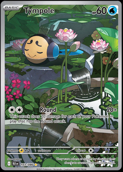 Image of Tympole Black Bolt (BLK) #103