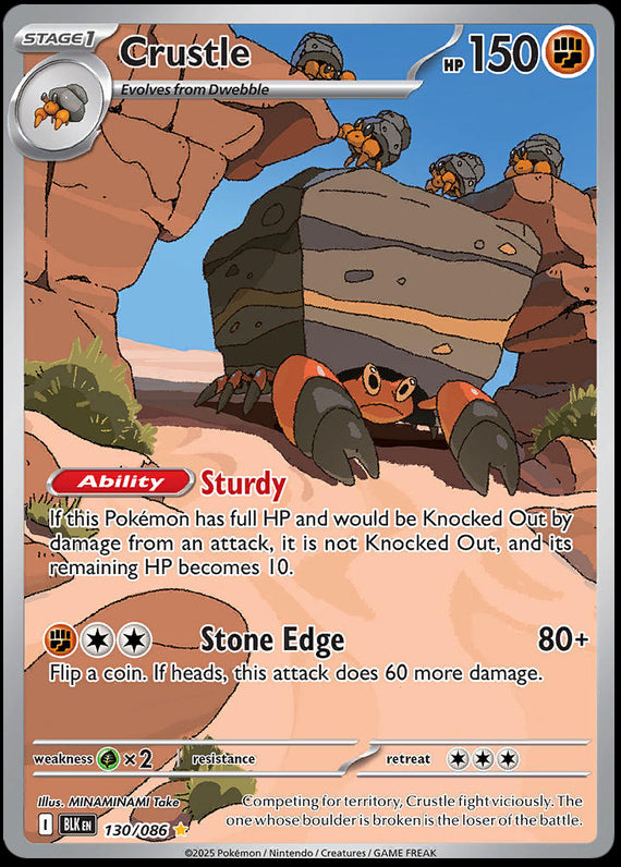 Image of Crustle Black Bolt (BLK) #130