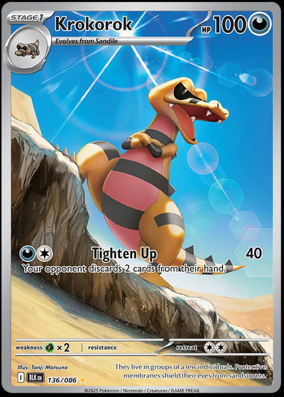 Image of Krokorok Black Bolt (BLK) #136