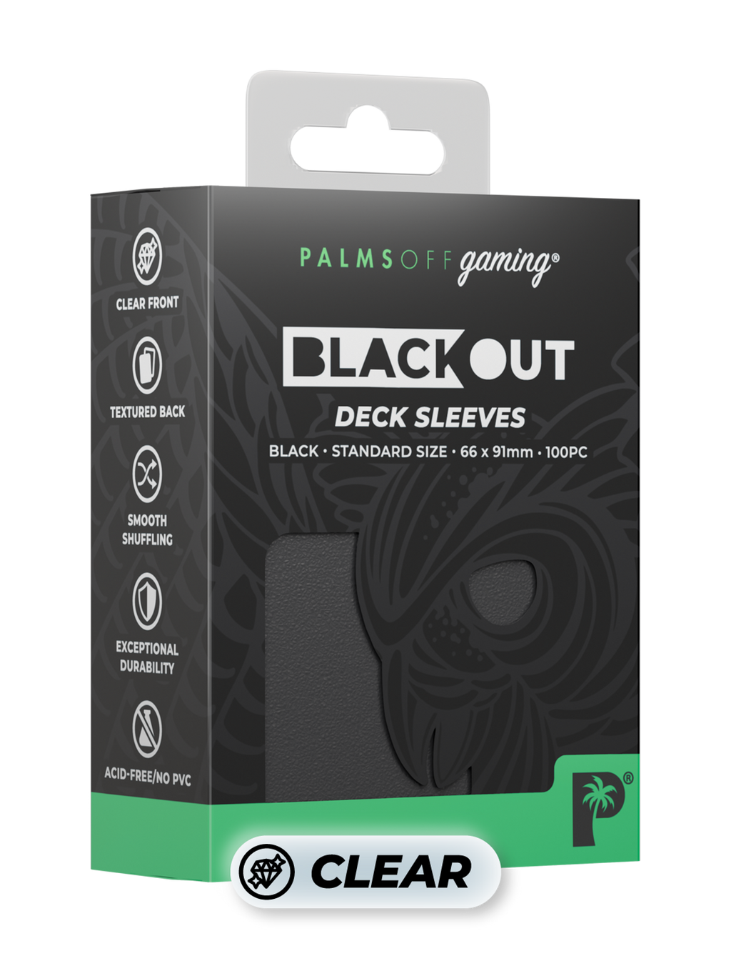 Blackout Deck Sleeves - Standard Size - Black