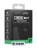 Image of Blackout Deck Sleeves - Standard Size - Black - Pop Culture Larrikin 