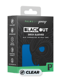 Image of Blackout Deck Sleeves - Standard Size - Blue - Pop Culture Larrikin 