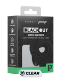 Image of Blackout Deck Sleeves - Standard Size - Clear - Pop Culture Larrikin 