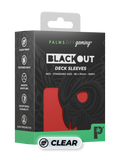 Image of Blackout Deck Sleeves - Standard Size - Red - Pop Culture Larrikin 