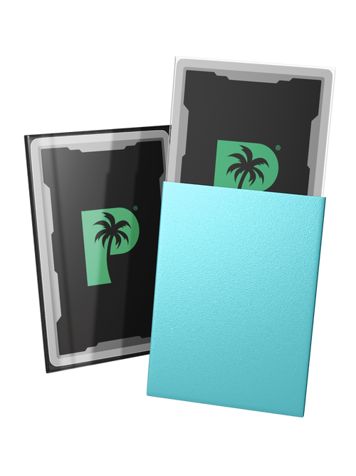 Image of Blackout Deck Sleeves - Standard Size - Turquoise - Pop Culture Larrikin 