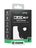 Image of Blackout Deck Sleeves - Standard Size - White - Pop Culture Larrikin 
