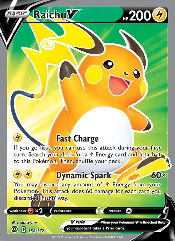 Image of Raichu V Brilliant Stars (BRS) #158