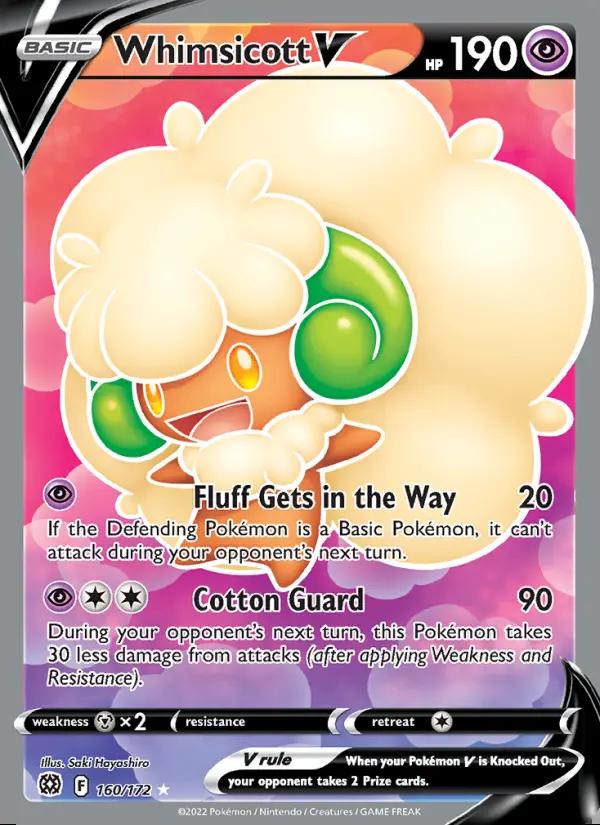 Image of Whimsicott V Brilliant Stars (BRS) #160