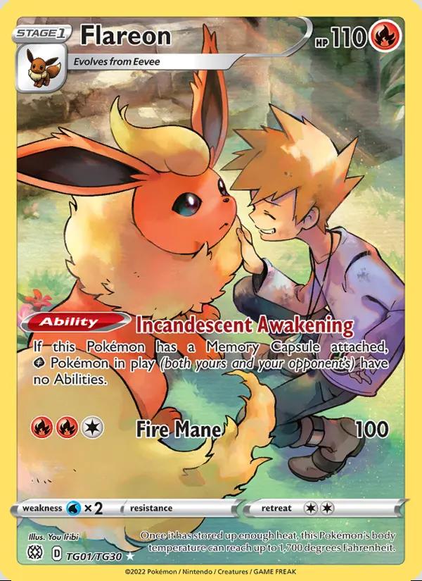 Image of Flareon Brilliant Stars (BRS) #TG01
