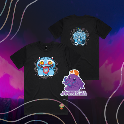 Derpy and Sussie Shirt Black - Dainencreative x Larrikin - K-Pop DH Inspired