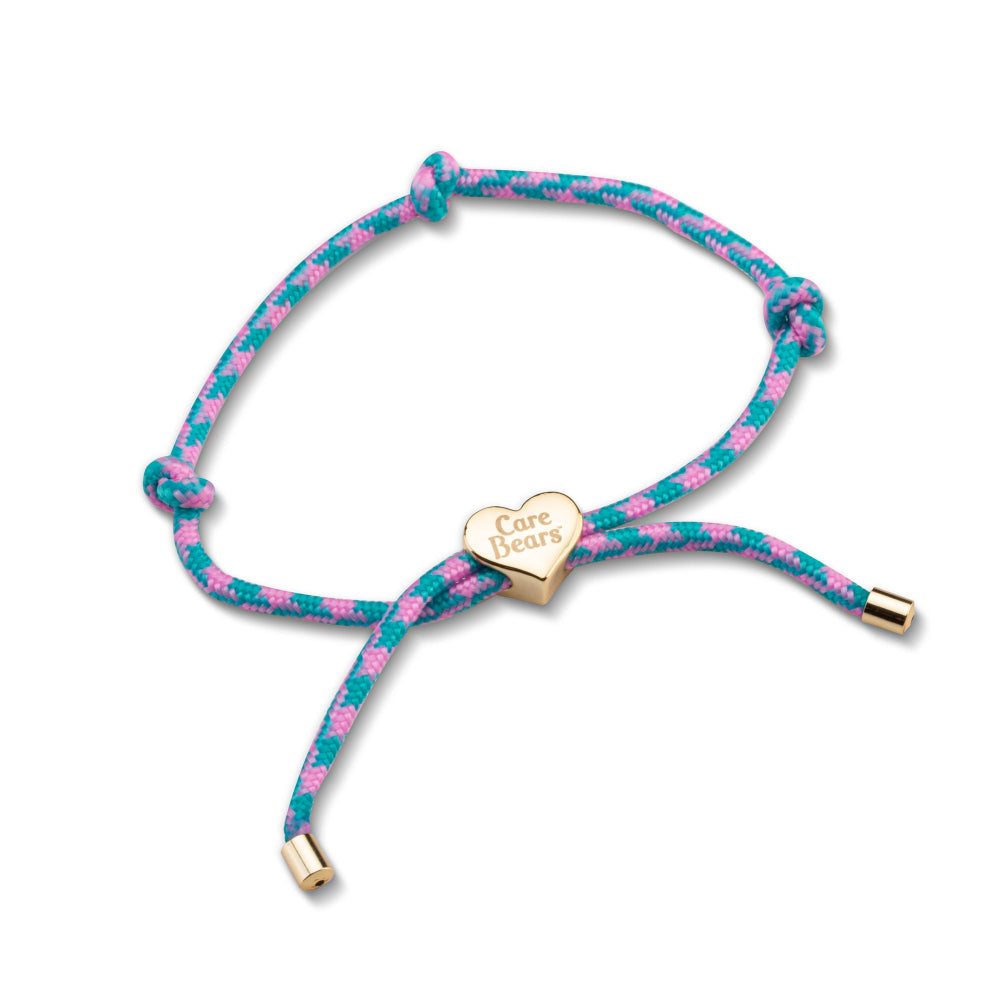 Care Bears Logo Corded Bracelet – White Gold