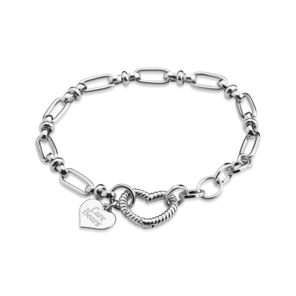 Care Bears Logo Bracelet – White Gold