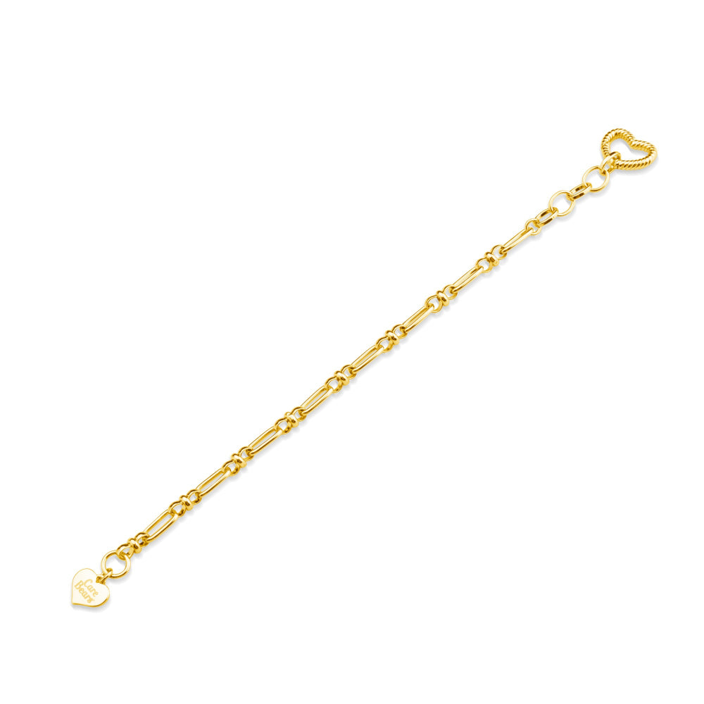 Care Bears Logo Bracelet – White Gold
