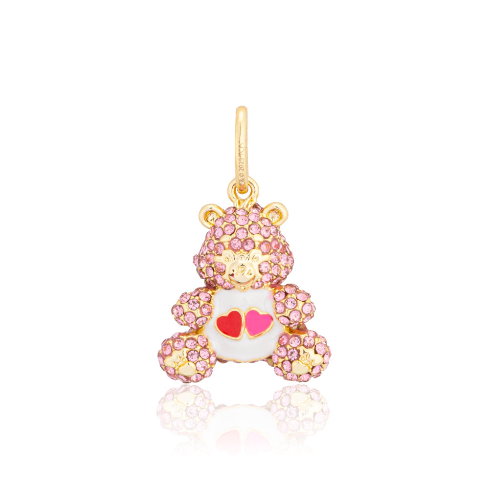 Care Bears Love-A-Love Bear Crystal Charm – White Gold