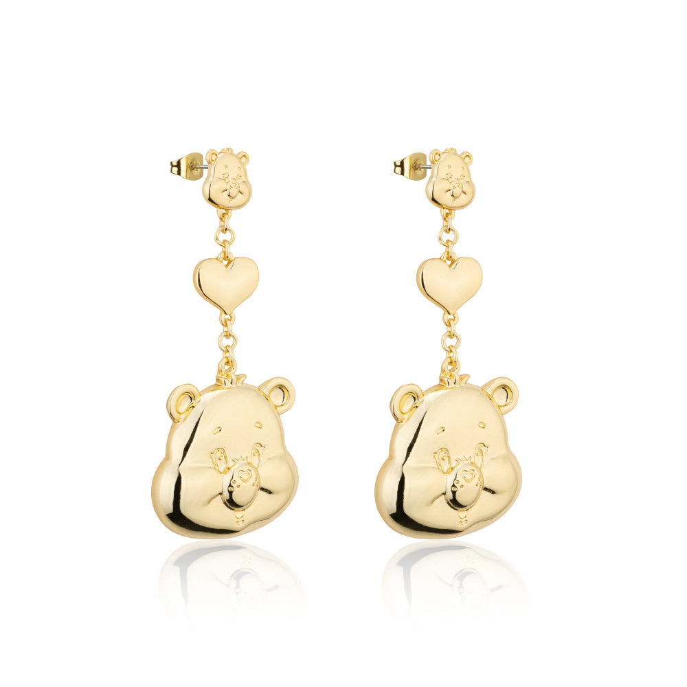 Care Bears Statement Drop Earrings – White Gold