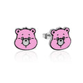 Image of Cheer Bear- Pink STUDS - Pop Culture Larrikin