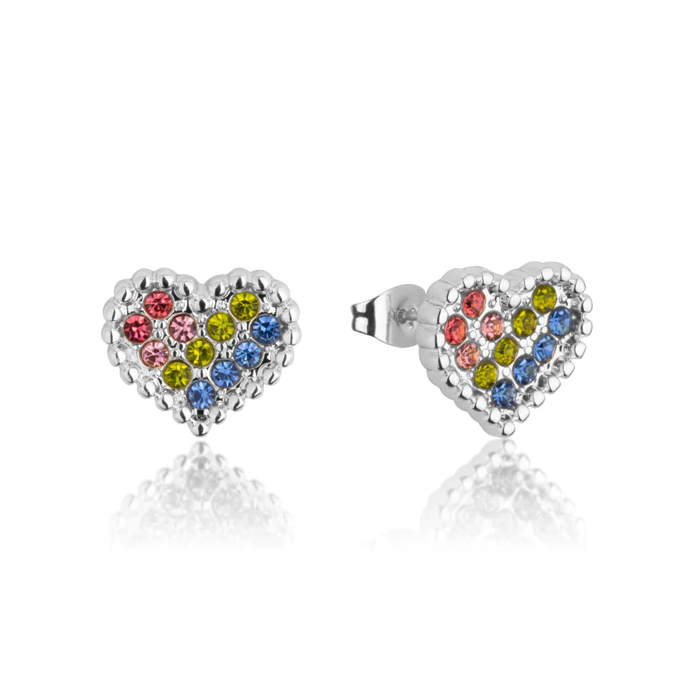 Care Bears Rainbow Heart Stud Earrings WGP